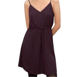 Babaton Casimir dress in plum spaghetti strap size XS good condition